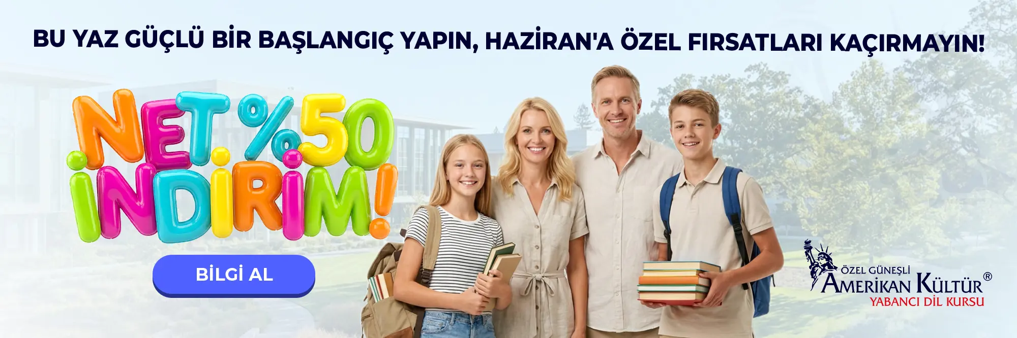 Haziran'a Özel Fırsatları Kaçırmayın! Net %50 İndirim!